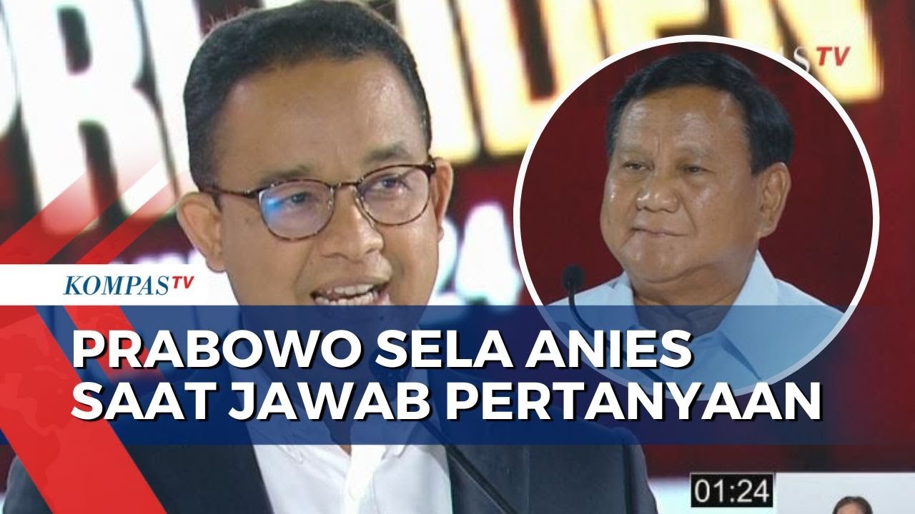 FULL  Debat Sempat Riuh Saat Prabowo Sela Anies soal Klarifikasi Data yang Salah