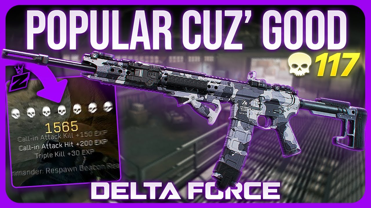 The BEST light assault rifle in Delta Force? - M4A1 Attack Cracked (117 Kills)