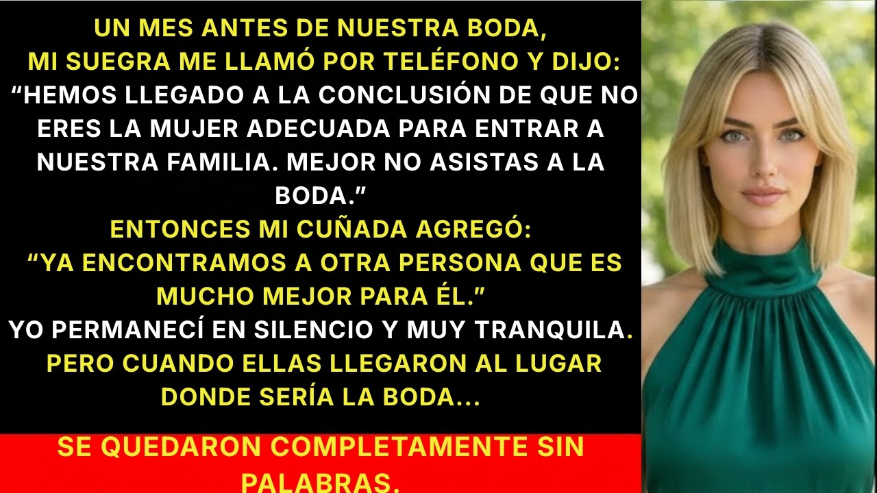 La Familia de Mi Prometido Me Desinvitó de Mi Propia Boda — Pero Cuando Llegaron…