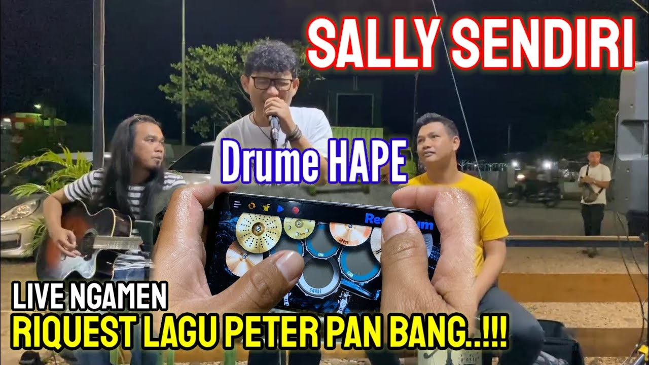 Dibilang Mirip Banget Sama Ariel - (Live Ngamen) - Drum Hape Sally Sendiri | MSK