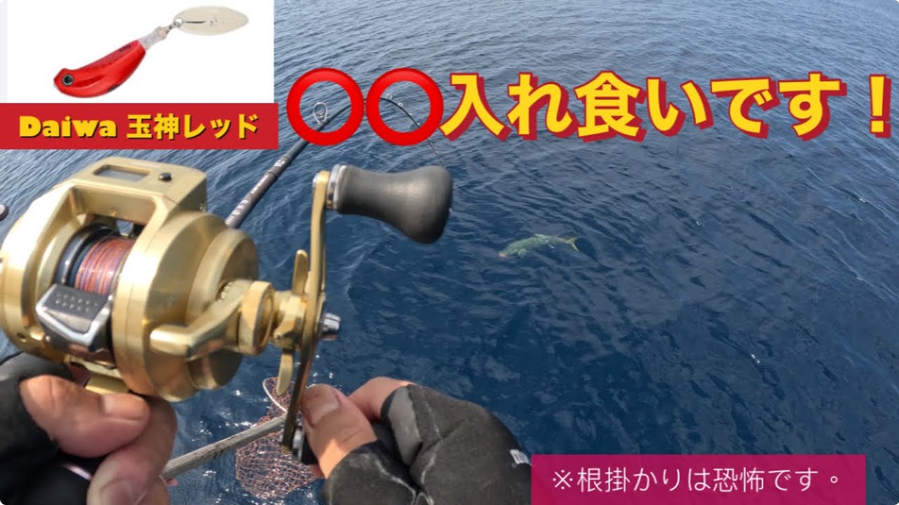 【タイラバ】玉神レッドが効いた日でしたー。大型のアタリも久々にありました。