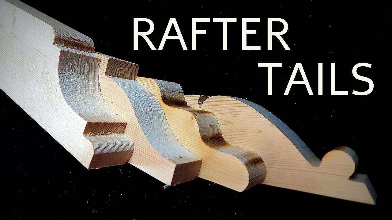 Cut Moldings on Wooden Rafter Tails with a Jigsaw