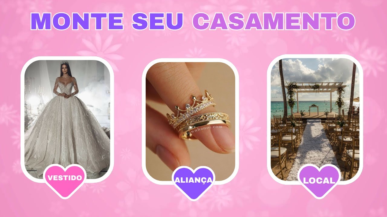 💍Monte o Casamento dos SONHOS 2025!👰💒💍|Quiz Divertido💍lCreate the Wedding of YOUR DREAMS l KEKA QUIZ