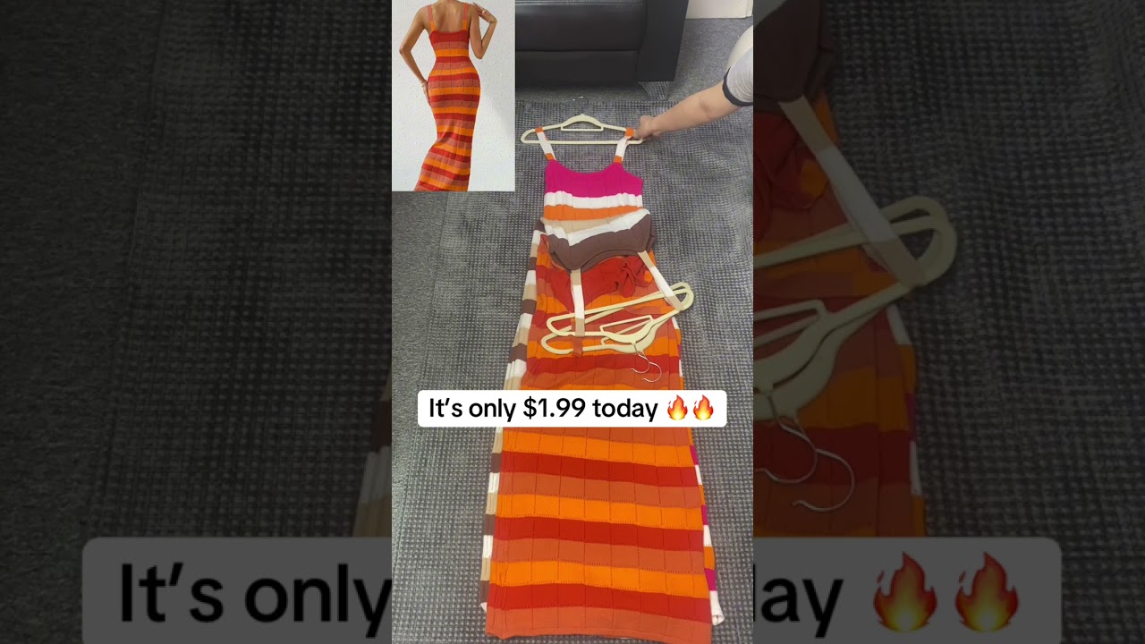 Soft, comfortable, and colorful dress perfect for any day #fok