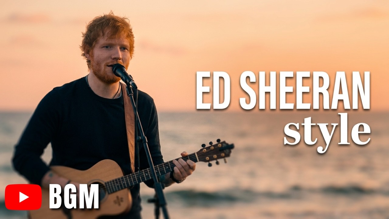 【Ed Sheeran style】 Coffee Shop Morning Focus Playlist ～Morning Brew Focus～