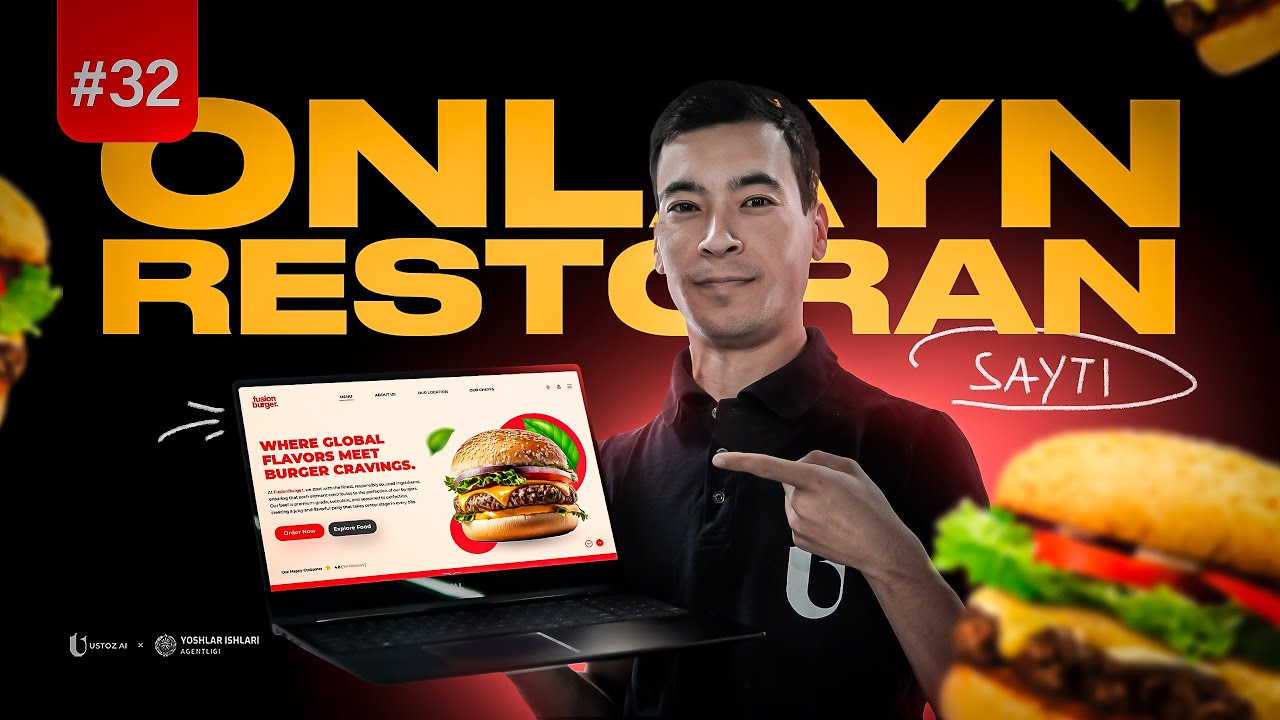 Restoran va kafelarda onlayn joyini band qilish saytlari | UstozAI Bepul No-Code kursi, 32-dars