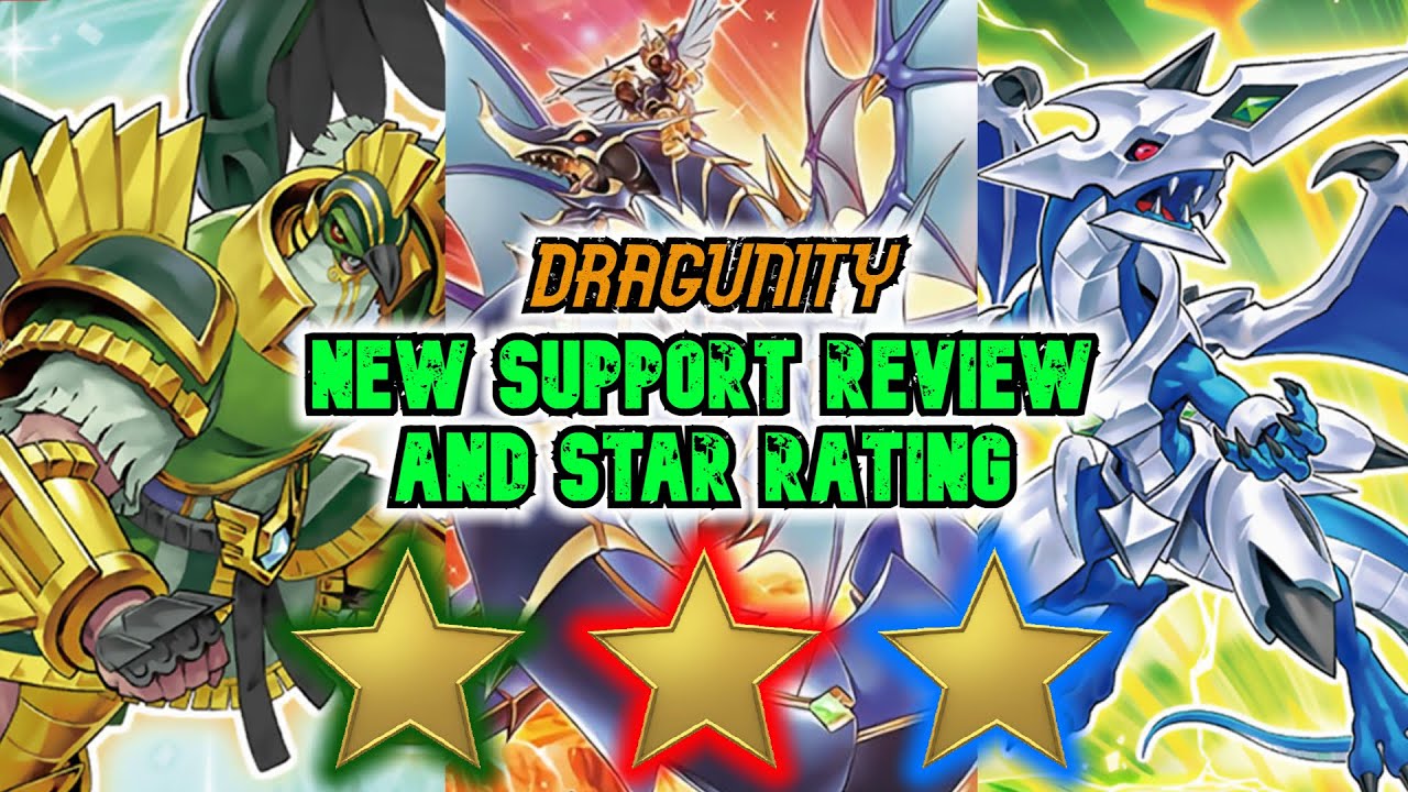Yu-Gi-Oh! New Dragunity Support Explained And Reviewed With Star Rating