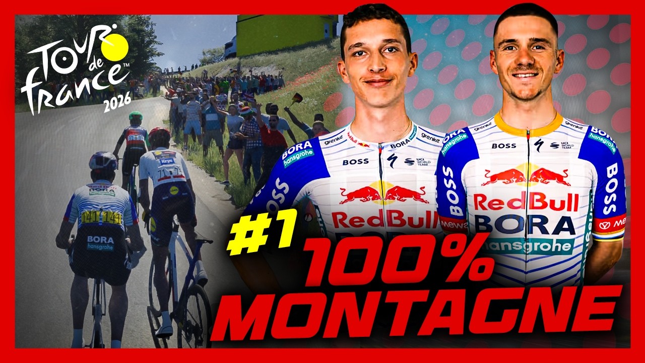 LE TOUR DE FRANCE 2026 100% MONTAGNE - &Eacute;TAPE 1 &Agrave; 3