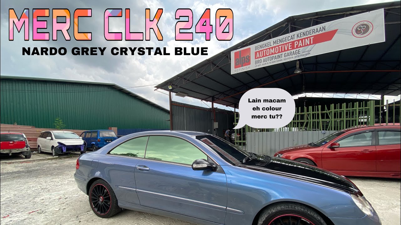 MERCEDES CLK 240 | AIKKA | NARDO GREY CRYSTAL BLUE