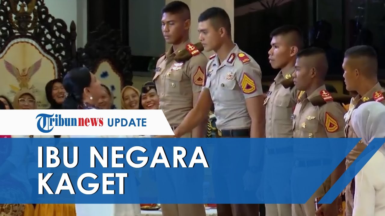 VIDEO Momen Iriana Jokowi Kalah Tinggi dengan Taruna, Terkaget-kaget sampai Bikin Hadirin Terbahak
