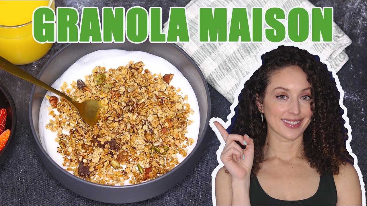 Granola croustillant noix et chocolat