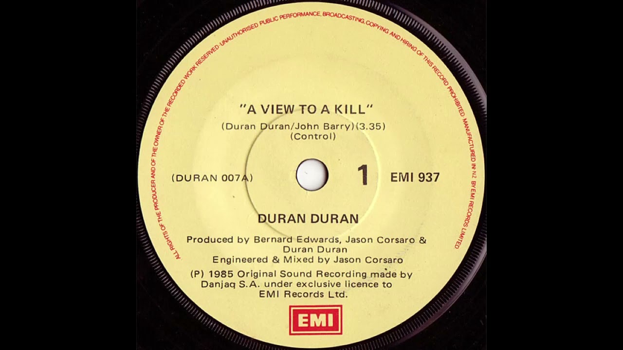 0713 A View To A Kill (Duran Duran) - #1 on this day (1985)
