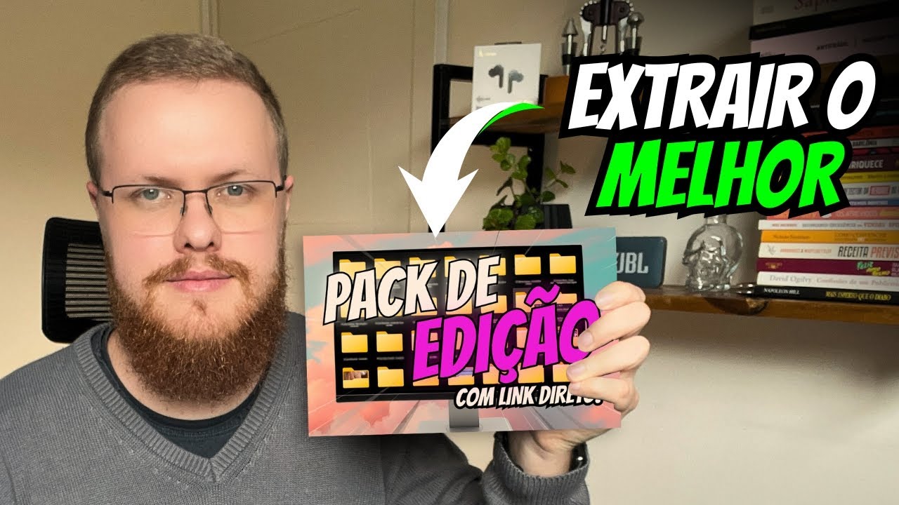 🎯 Como usar o Pack de Edição de Vídeo 2025! (Texturas, Transições, Presets, Luts e Efeitos Sonoros)