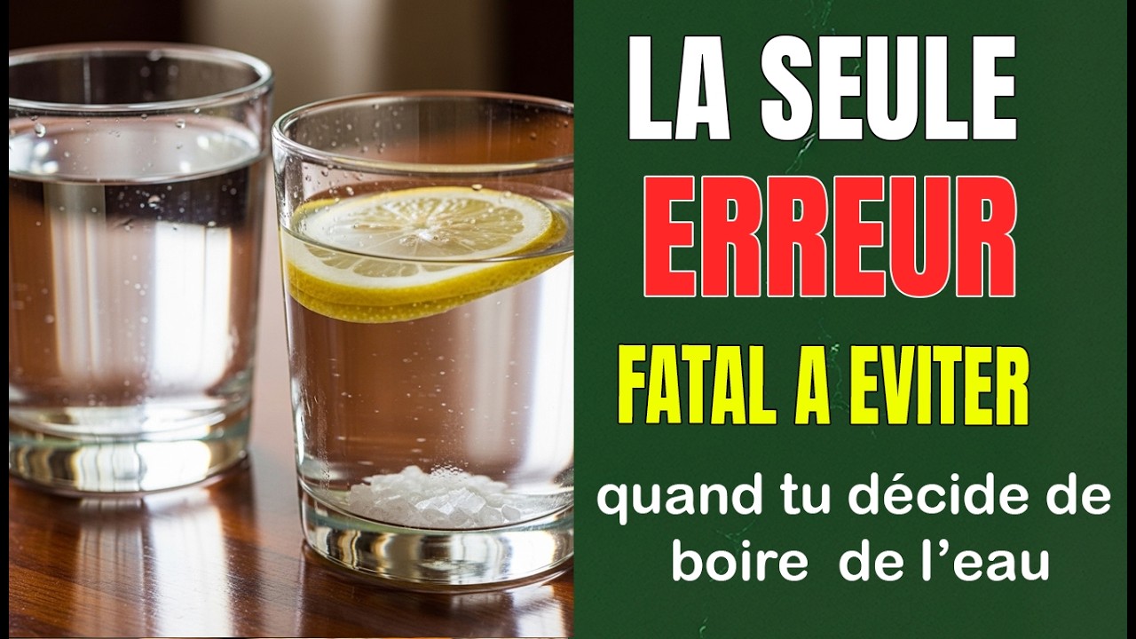 Buvez-vous trop d'eau ? L'erreur fatale qui fatigue vos reins après 60 ans ! (Dr Marie)