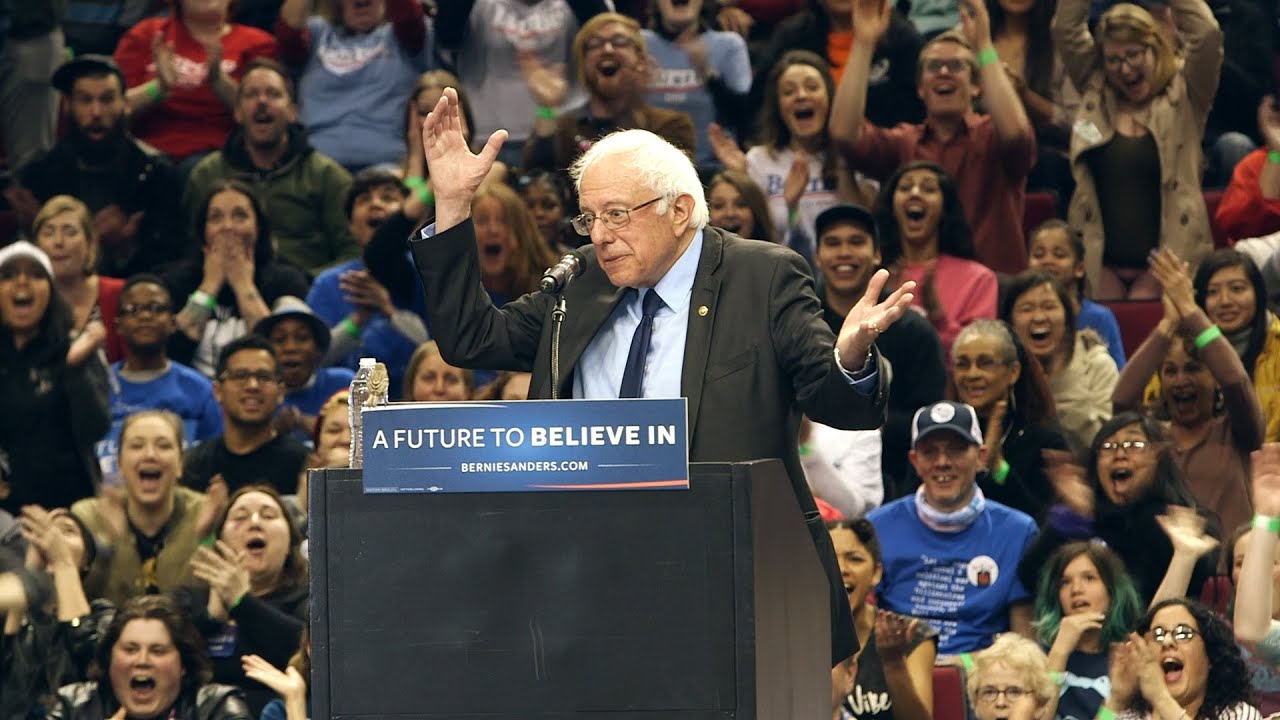 Bernie Sanders 'put a bird on it' at Portland rally