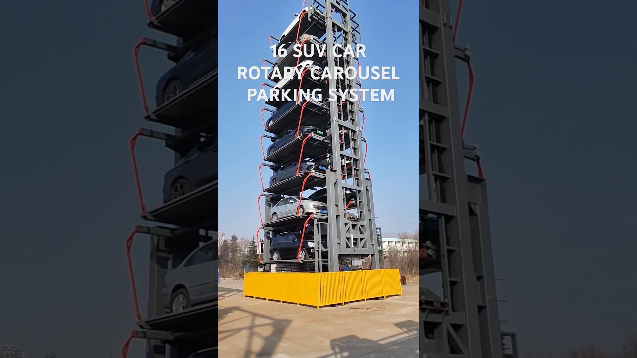 16-car Rotary Carousel Parking System for sell #mechanicalparking