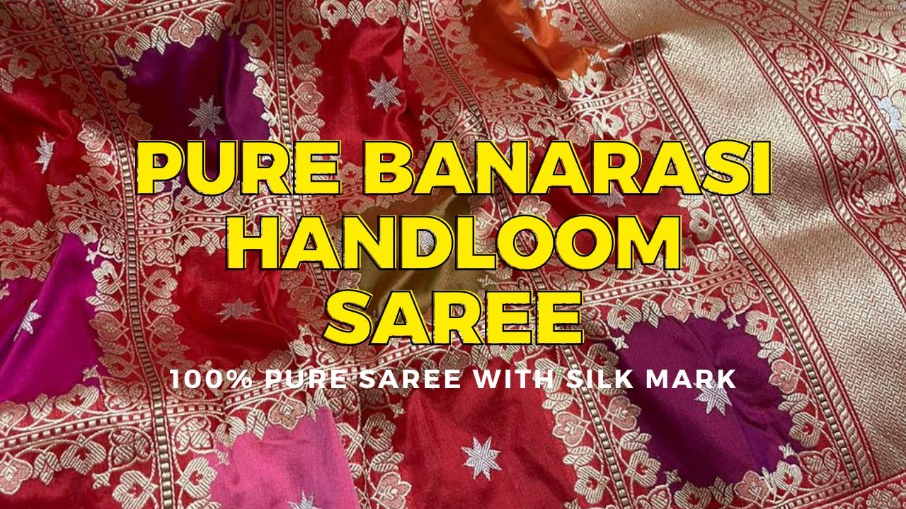 Pure Banarasi Handloom Saree | Pure Khaddi, Katan silk, Moonga silk, Tassar | Shakuntalam Fabrics