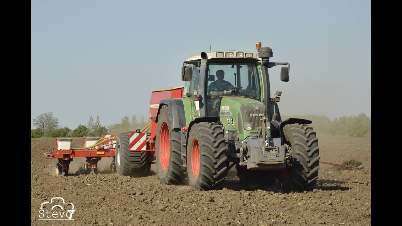 CORN SOWING 2016|| Fendt 818 + Horsch Maistro 8 CC