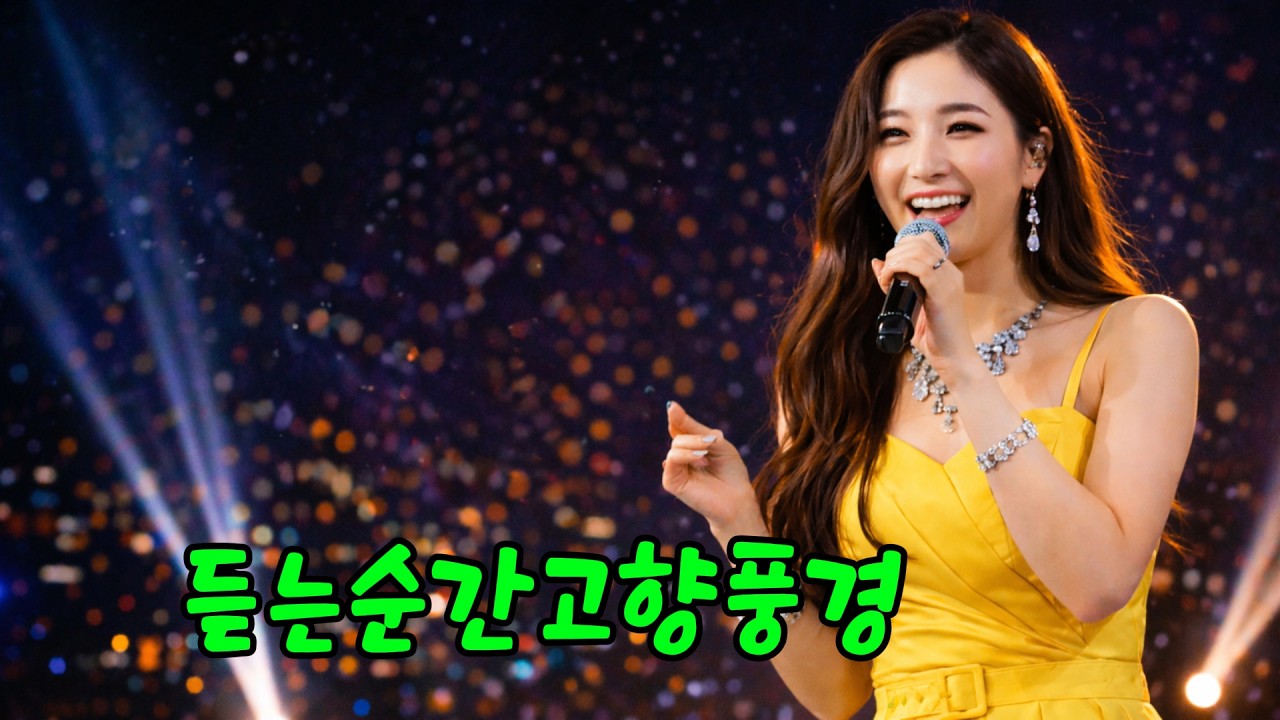 첫사랑의 향기 🌸 봄바람에 떠오른 그 사람 | 감성 트롯 | AI 여자가수