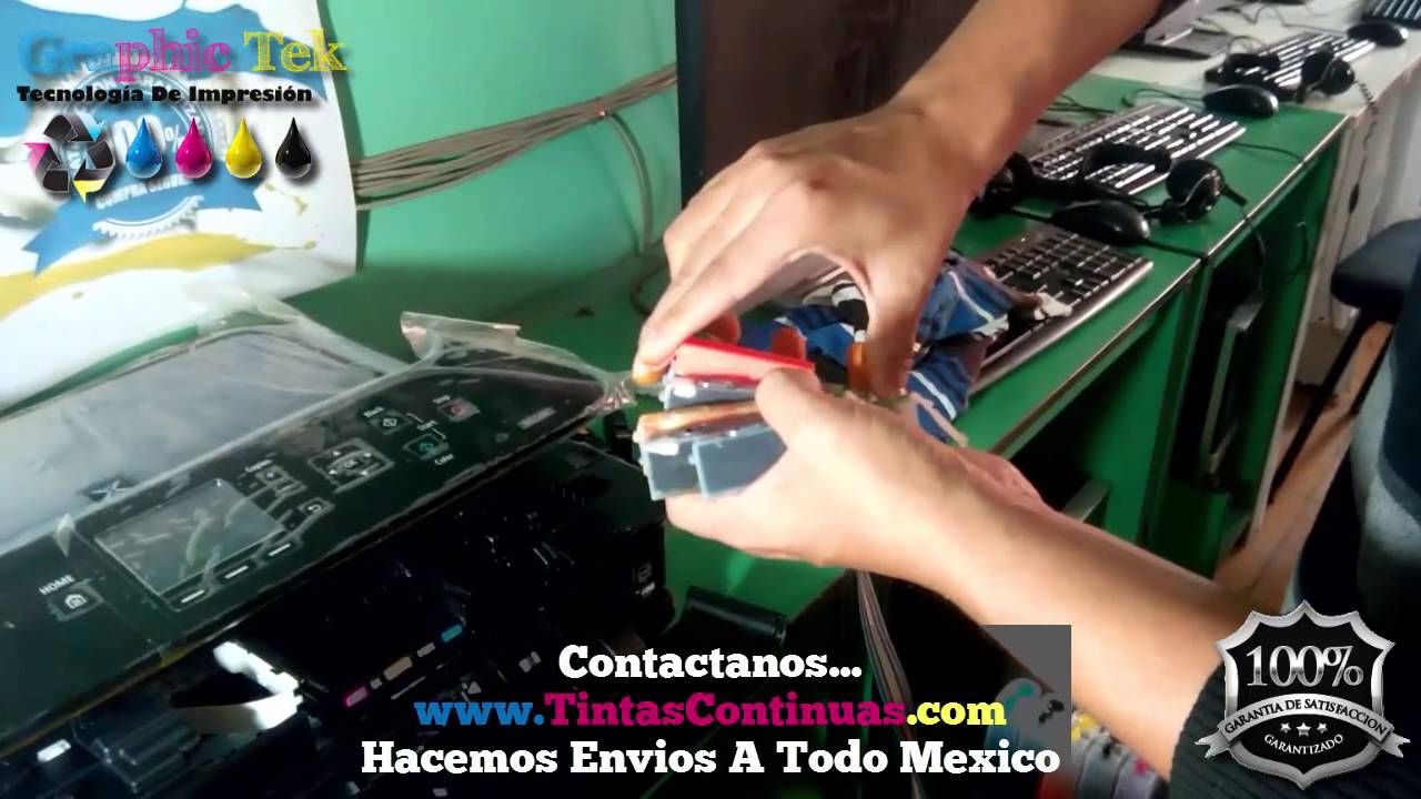 Instalacion Sistema Tinta Continua En Impresora Canon PIXMA MG5410, IP7210