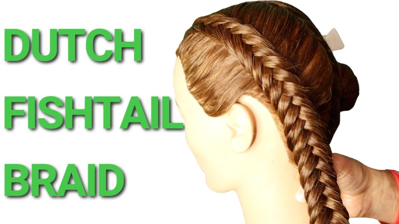 How to do Dutch Fishtail Braids