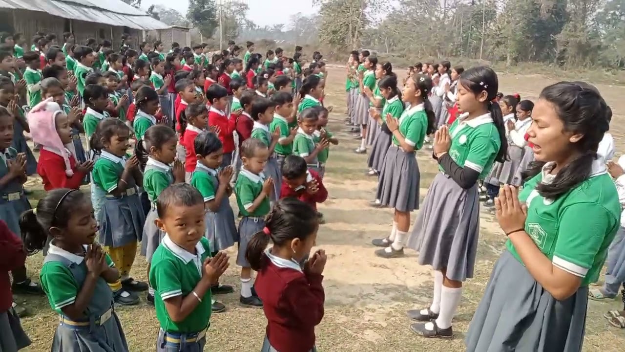 Morning assembly..