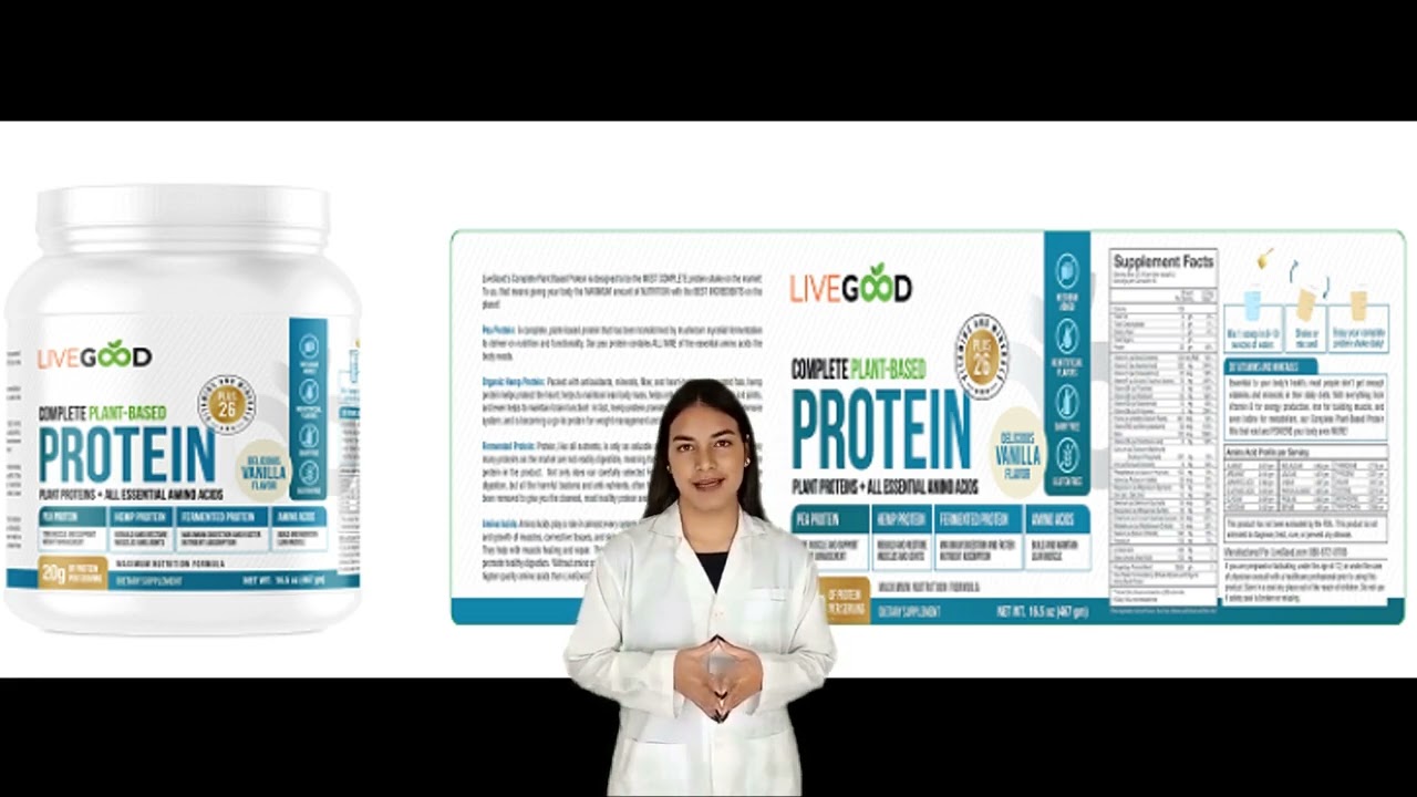LIVEGOOD PROTEIN  REVIEW ...COMPLETE PLANT-BASED