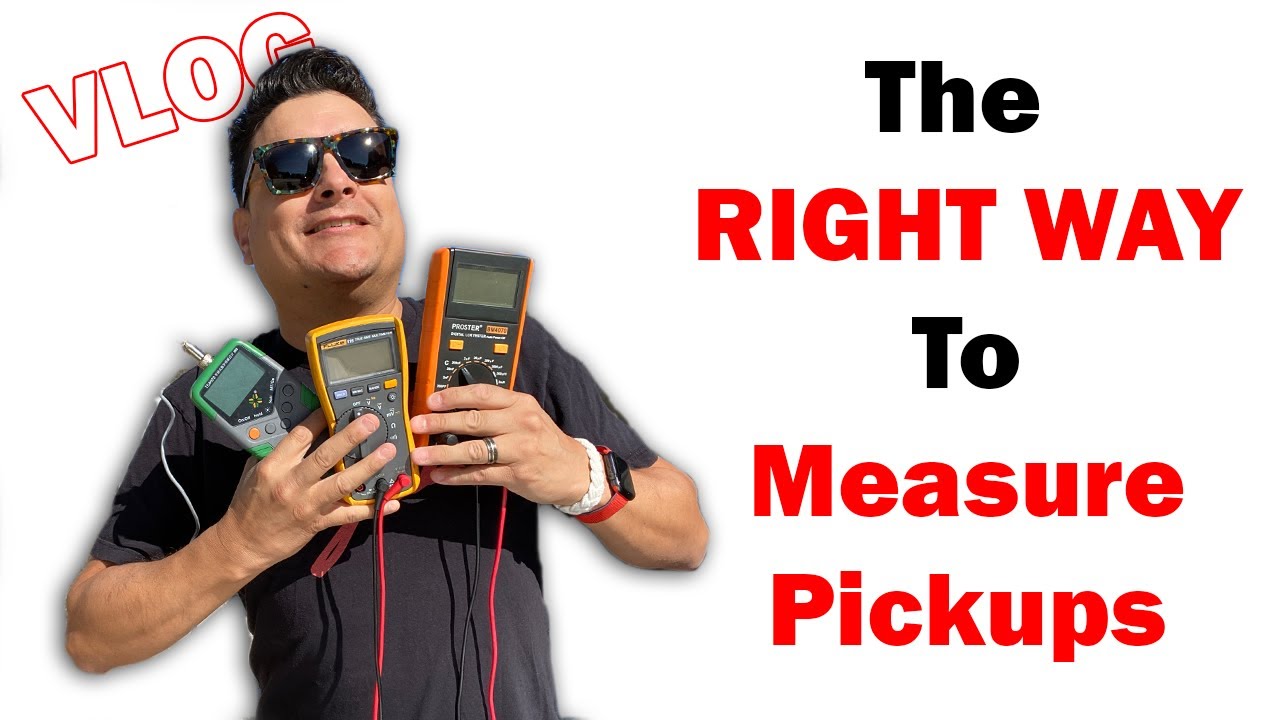The RIGHT way to measure a Guitar Pickup - Vlog