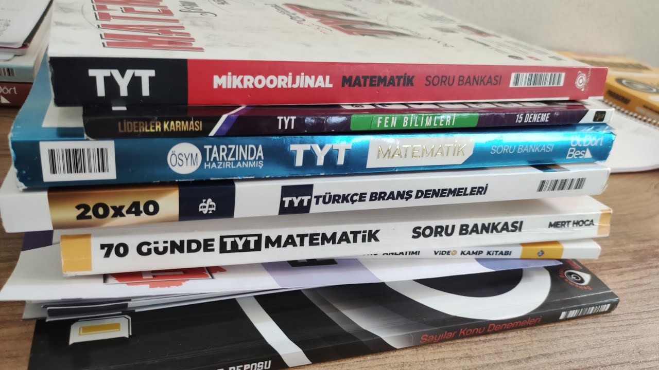 1 haftalık yks çalışmalarım ( branş deneme ağırlıklı)