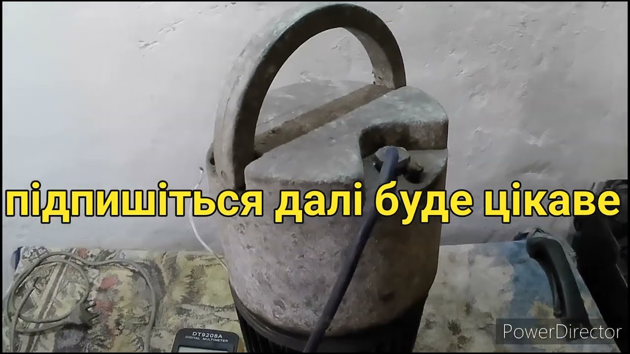 Насос для полива марка БЦ підключаем конденсатор до проводів.