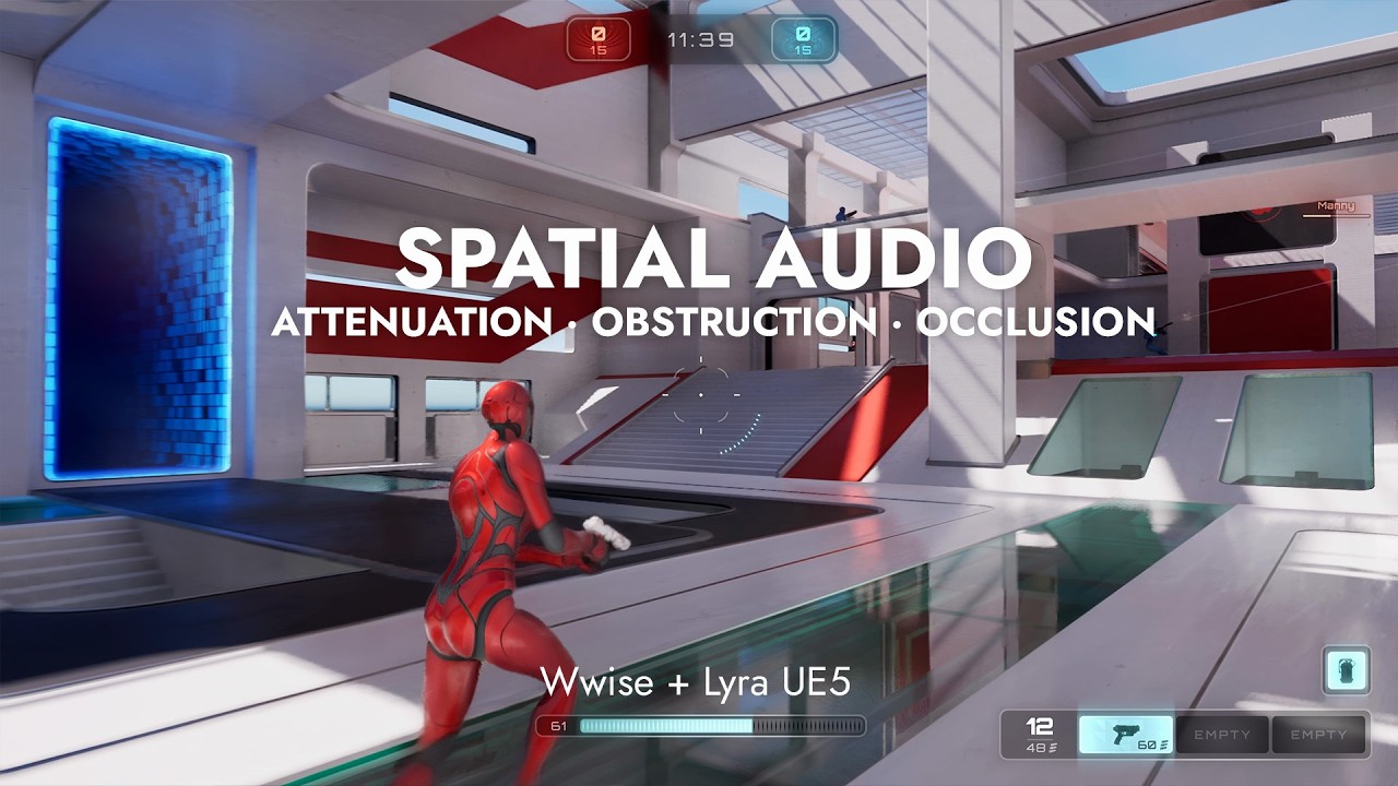 Spatial Audio &mdash; Attenuation, Obstruction, Occlusion | Lyra UE5 + Wwise