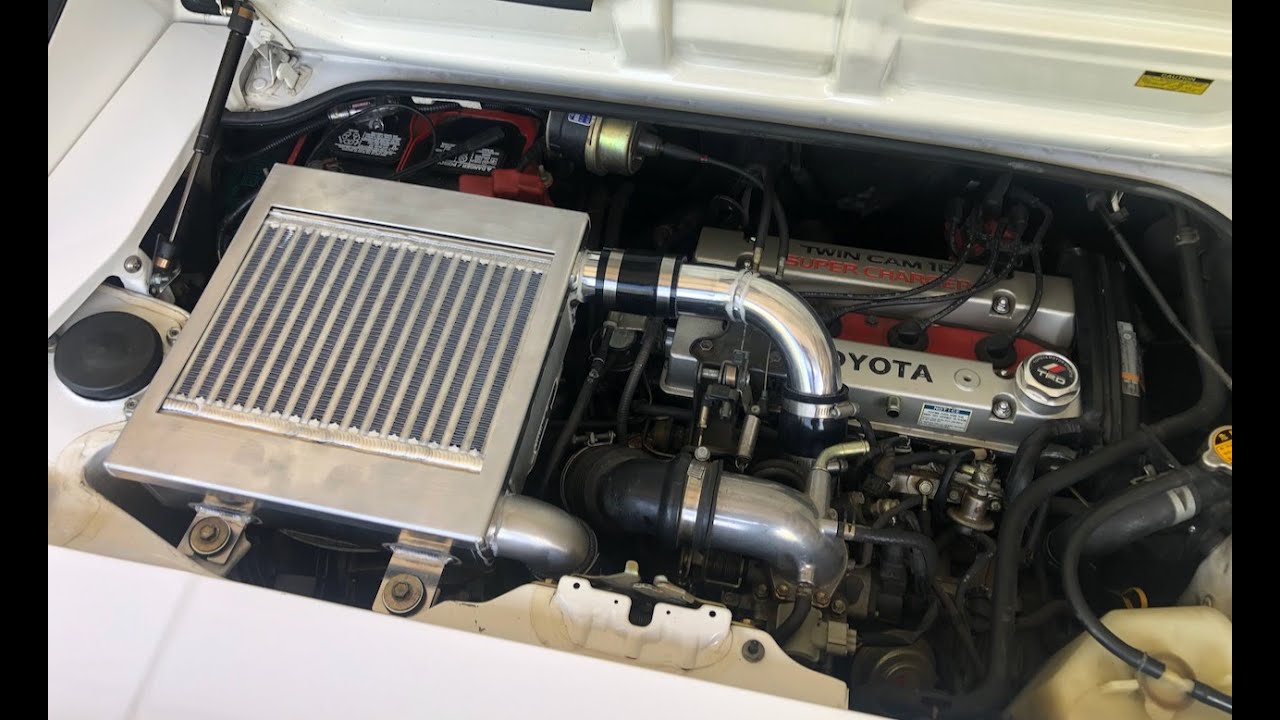 1988-89 Supercharged Toyota MR2 Intercooler Upgrade - Installation