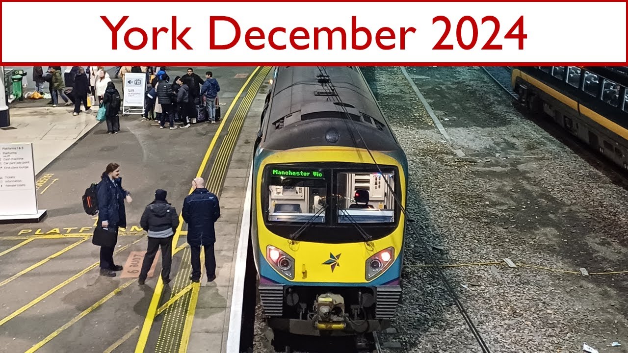 Trains at York December 2024
