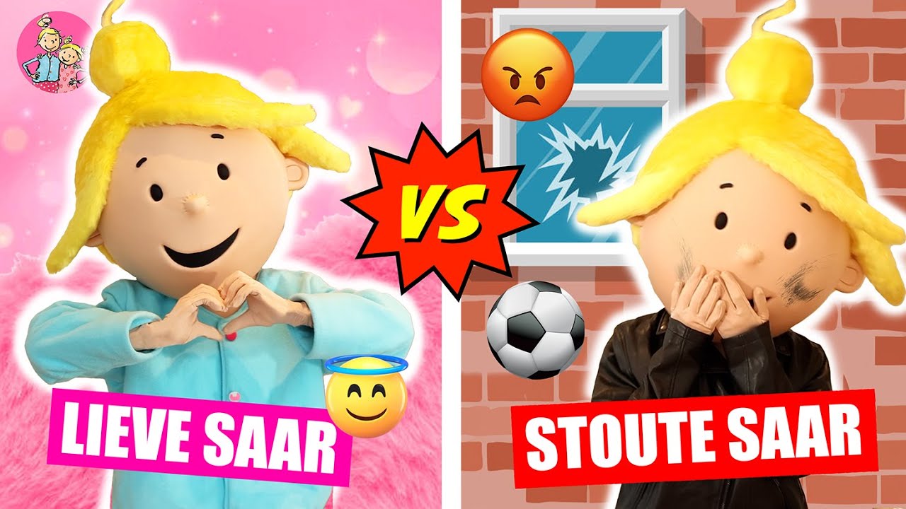 LIEVE SAAR vs. STOUTE SAAR!! *Sketch Challenge! ♥DeZoeteZusjes♥