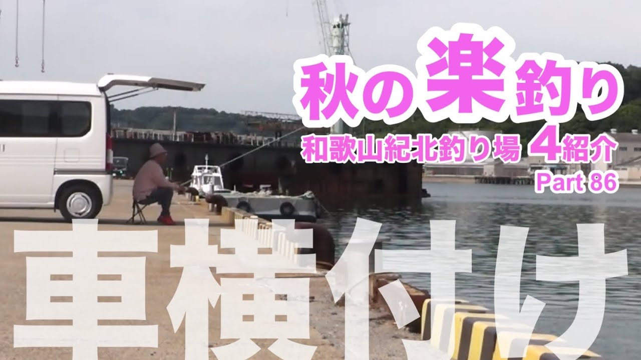 【釣チャンネル】秋の楽釣り 🍁Part86 #和歌山#車横付け#ファミリーフィッシング