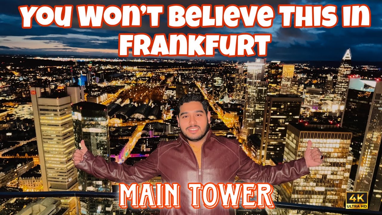 Main Tower Frankfurt | Ultimate 360° City View Experience | 4K