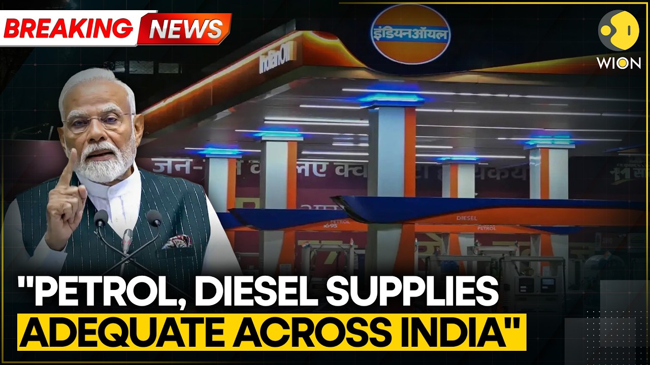 Breaking: Indian Govt Confirms Petrol & Diesel Supplies Adequate Nationwide | WION