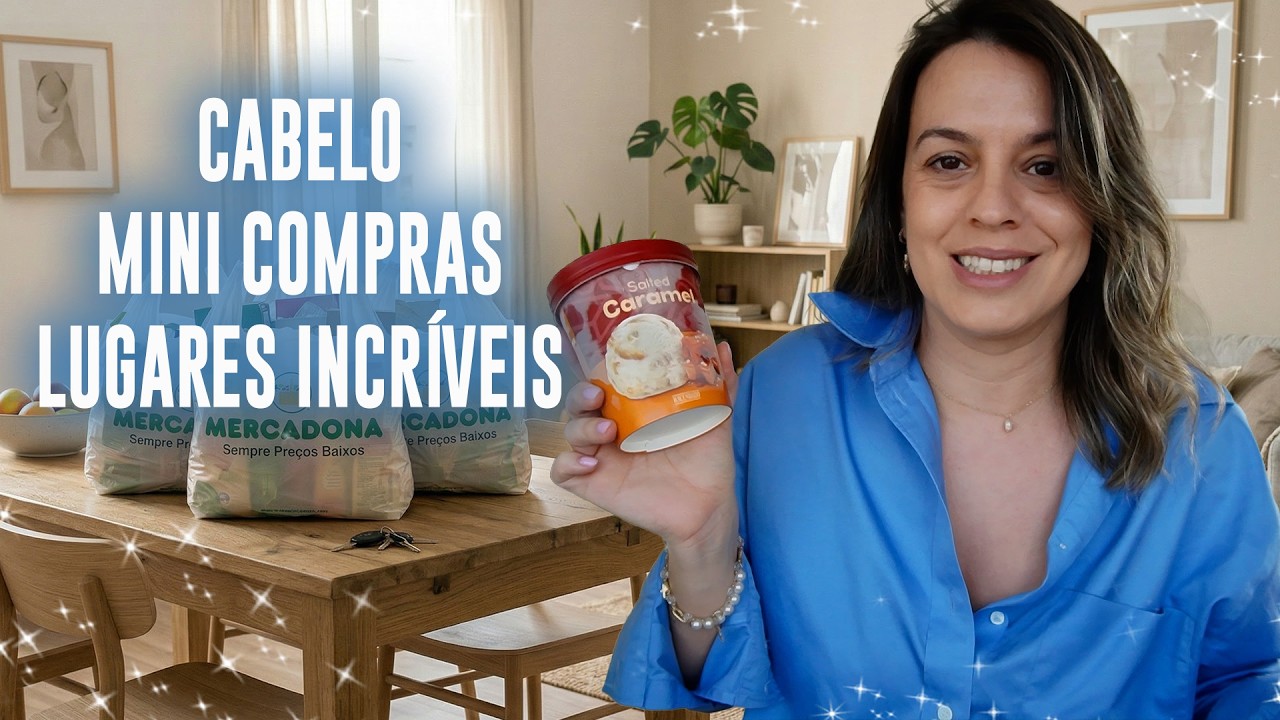 Transformação no cabelo! 💁🏼‍♀️ Vlog com Mini Compras no Mercadona e Restaurante que tens de Conhecer