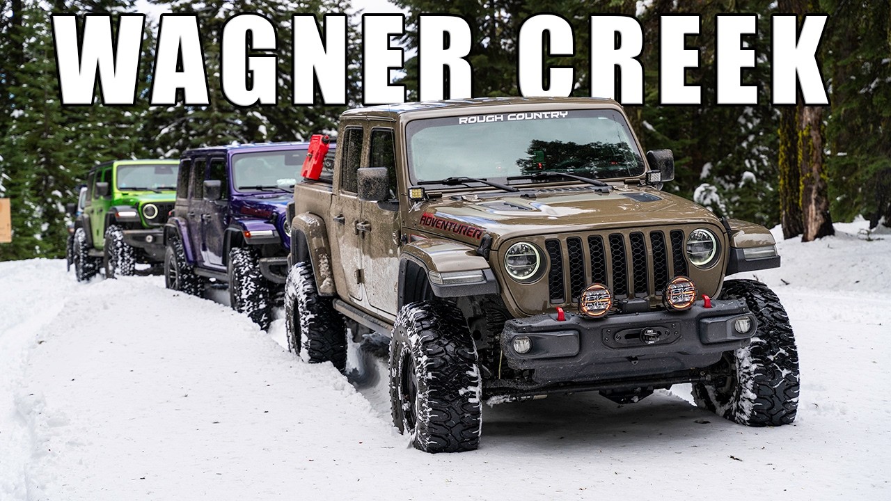 Winter Wheeling at Wagner Creek: Jeeps, Tacomas & an Astro Van Take the Challenge!