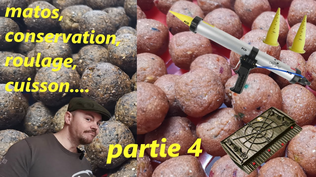 Faire ses bouillettes étape par étape**partie 4**/conservation,roulage...