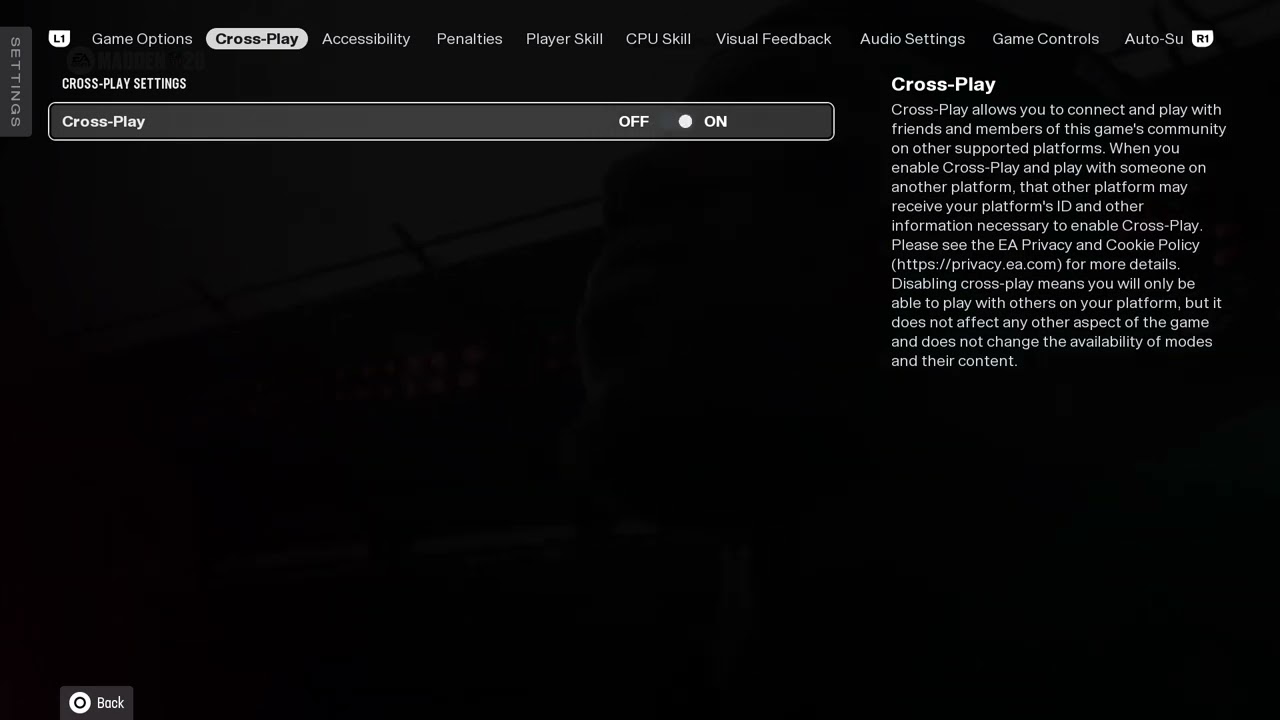 Madden 26: How to Turn ON/OFF Crossplay