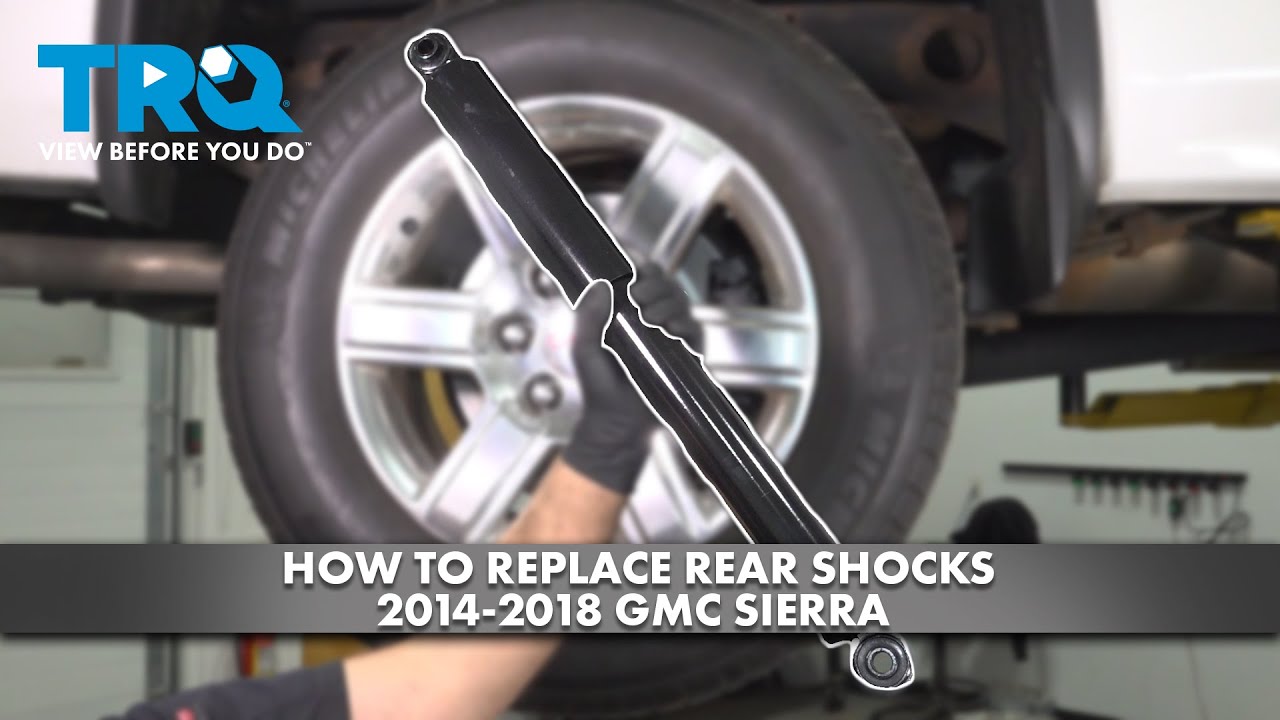 Как заменить задние амортизаторы GMC Sierra 2014-2018
