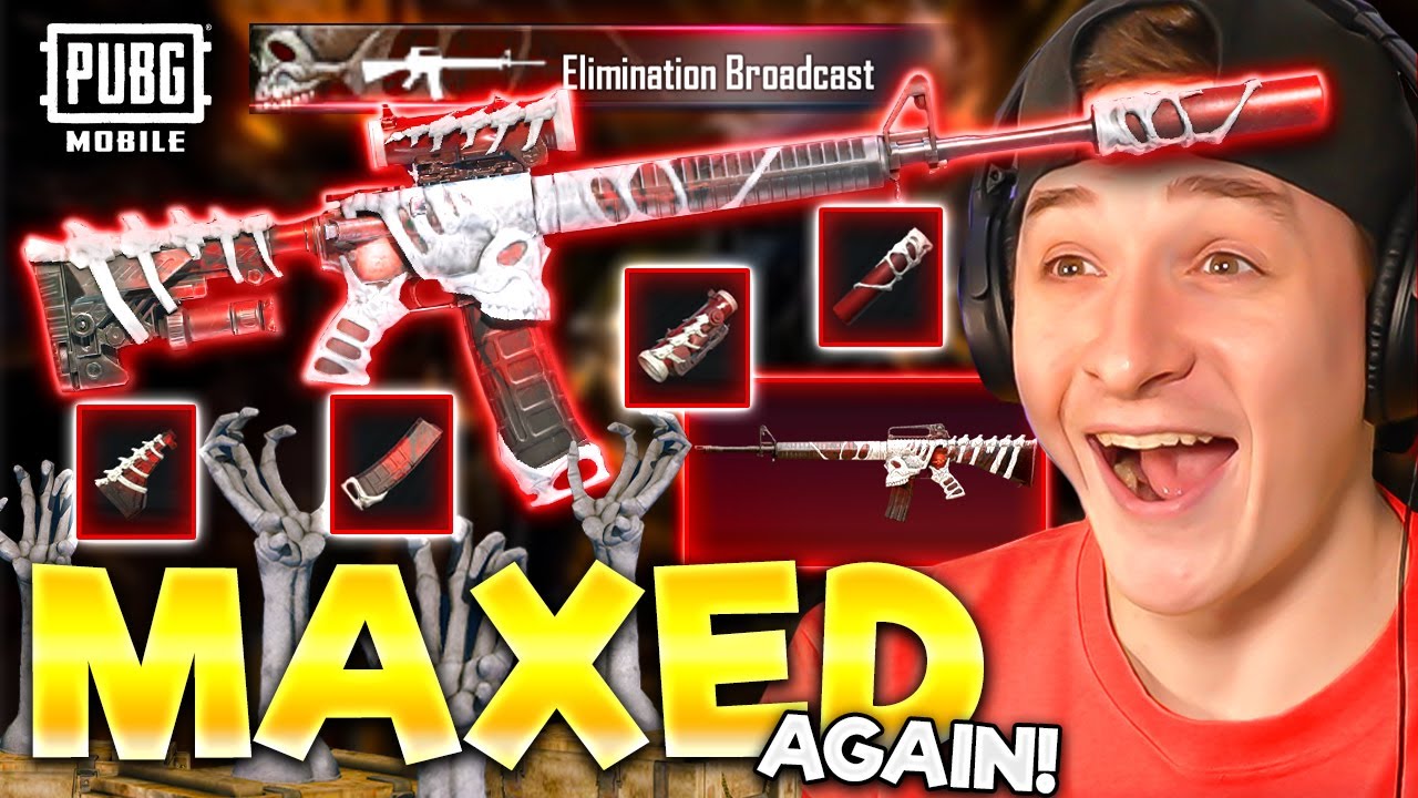 MAXED BLOOD & BONES M16 ПОЛУЧИЛА БОЛЬШОЕ ОБНОВЛЕНИЕ! PUBG MOBILE
