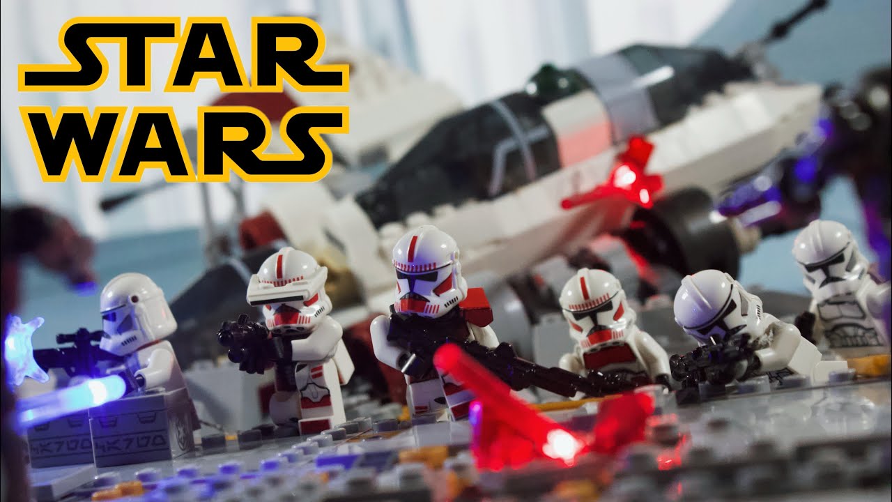 Осада Корусанта | Lego Clone Wars покадровая съёмка