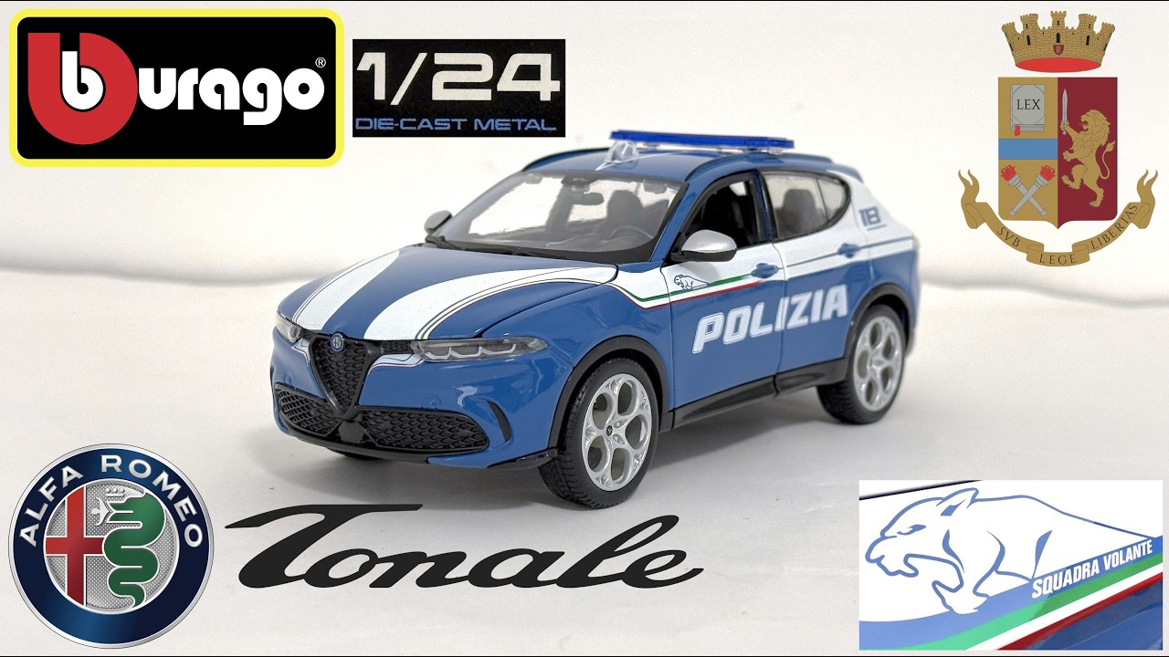 Bburago 1:24 Alfa Romeo Tonale Polizia di Stato