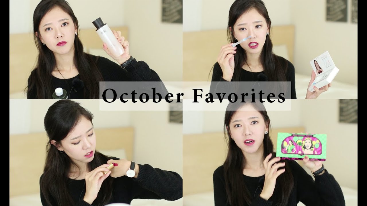 October Favorites ♥ 10월 뷰티추천 [한글자막]