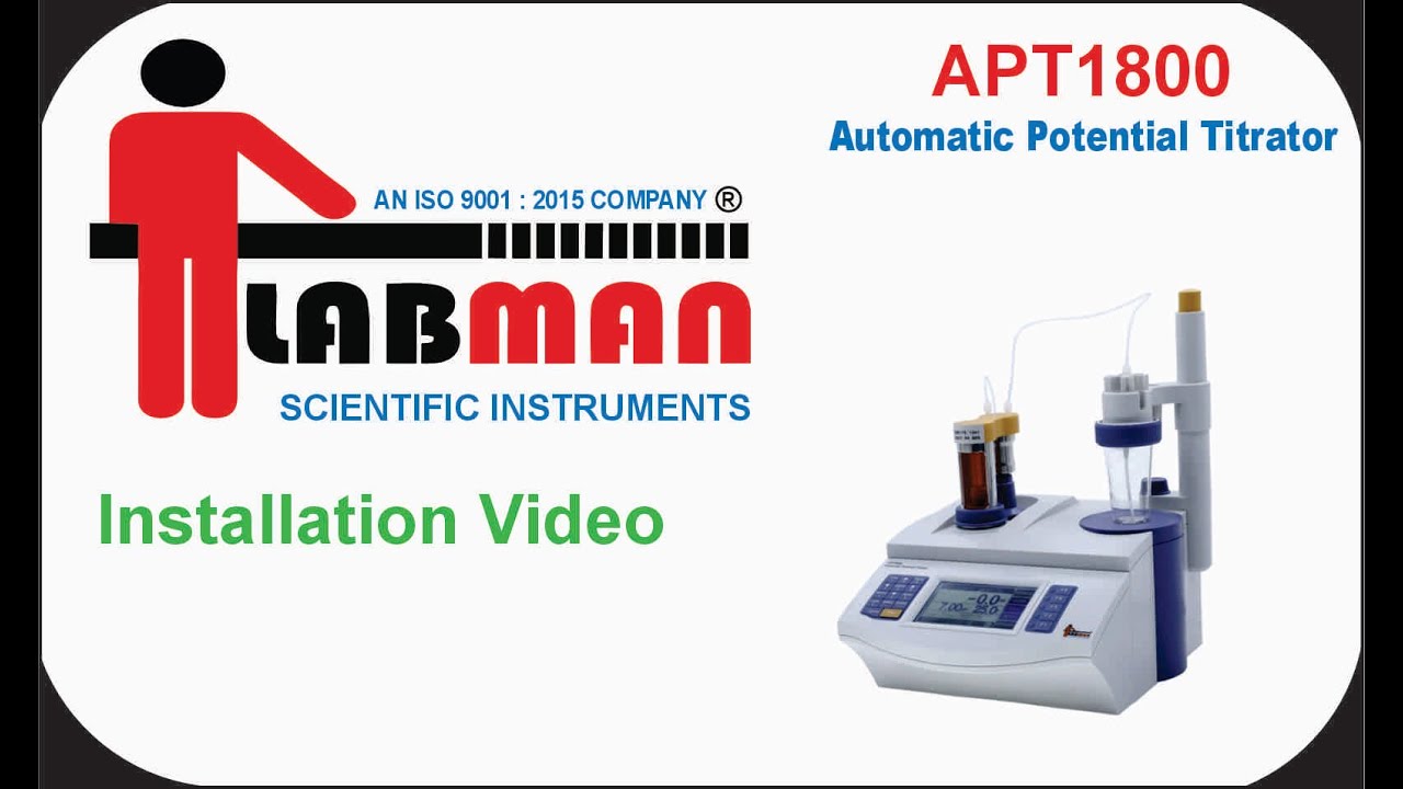 APT1800 - Installation video of Automatic Potential Titrator