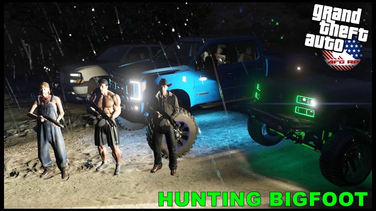 GTA 5 ROLEPLAY - REDNECKS GO HUNTING BIGFOOT! FOREST RANGER THINKS NOT!! - EP. 955 - AFG -  CIV