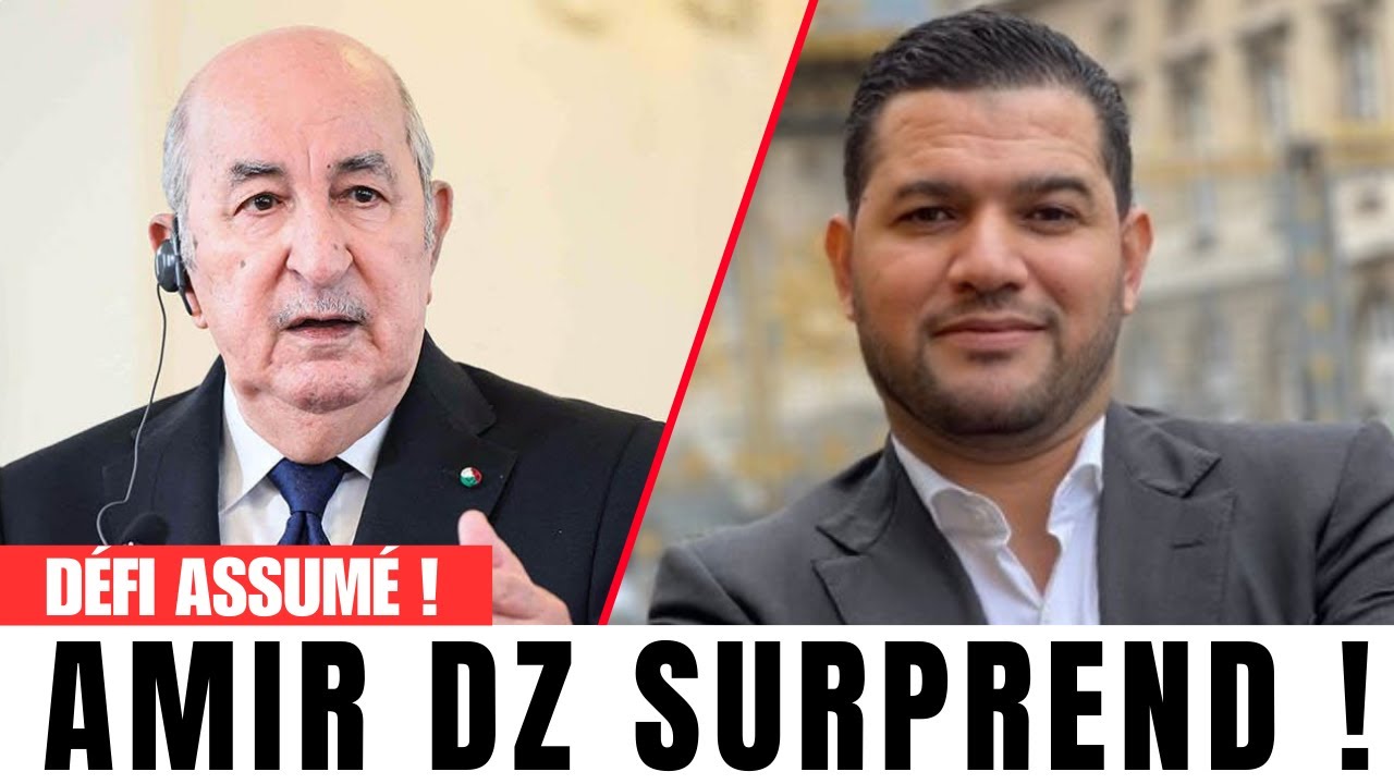 Renversement inattendu : Amir DZ prend de court Tebboune et r&eacute;v&egrave;le son retour au pays