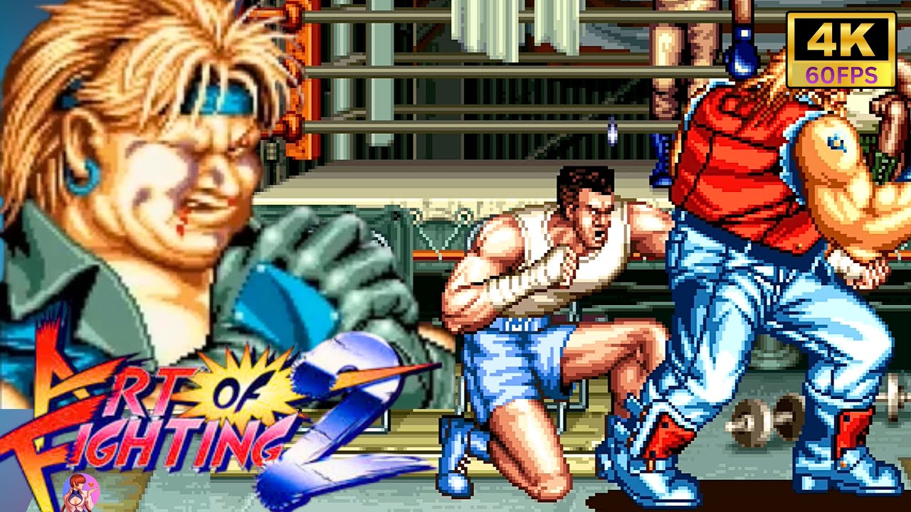 Ryo Sakazaki, Mr. Big, Micky Rogers vs Jack Turner - High Level Match | Art of Fighting 2